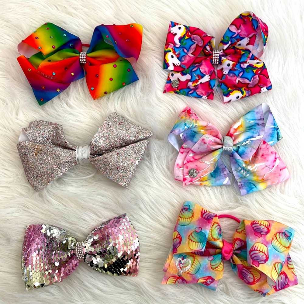 6 Girls Bows
